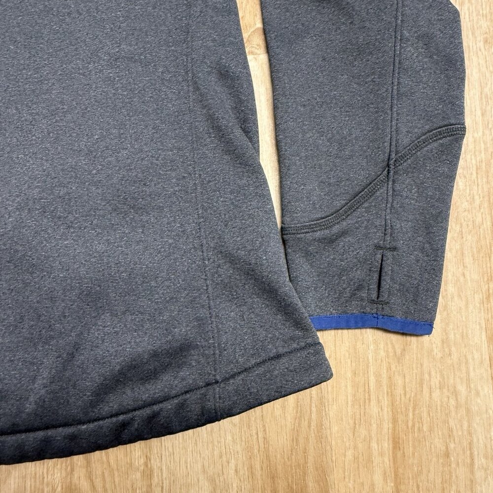 DULUTH TRADING CO JACKET WOMENS L THINSULATE GRAY BLUE QUILTED FLEECE OUTDOORS - Picture 4 of 10